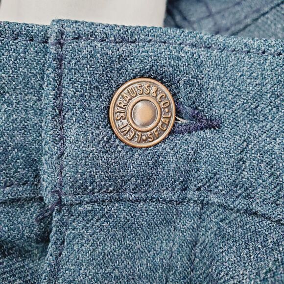 VTG Levi's Sta-Prest Big E Pants Mens 1960's Trousers Retro Slacks Bootcut 38X31 - Picture 3 of 13